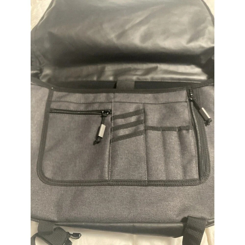 Ogio Laptop Computer Messenger Bag Gray 16